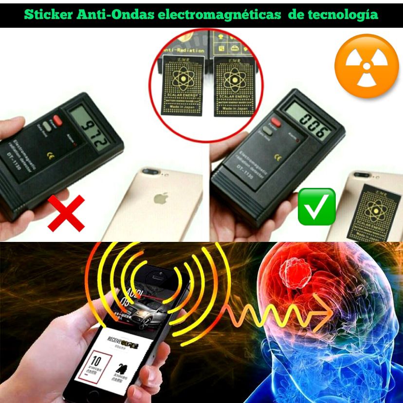Sticker Anti-radiación Dispositivos Electrónico