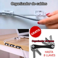 Clips Organizadores De Cables + Obsequio