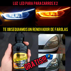 LED VISION - JUEGO DE 2 CINTAS + GRATIS 1 RENOVADOR DE FAROLAS